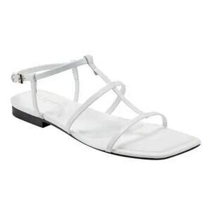 Marc Fisher LTD Women's Marris Sandal White Size 8 MSRP $120